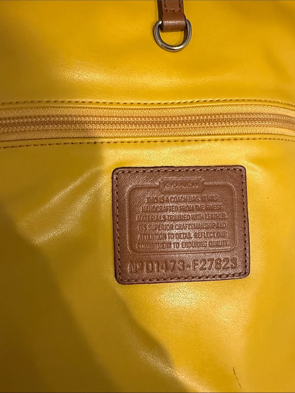 Coach Classic Tan Leather Tote Bag - Versatile Everyday Carry